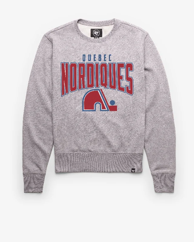 Hoodie with urban accents men-QUEBEC NORDIQUES VINTAGE TEAM ELEMENTS ARCH '47 HEADLINE CREW