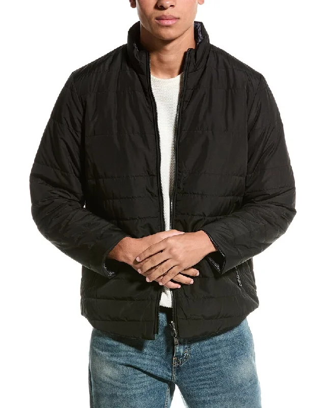 Men's cozy fleece jackets-Raffi Quilted Jacket