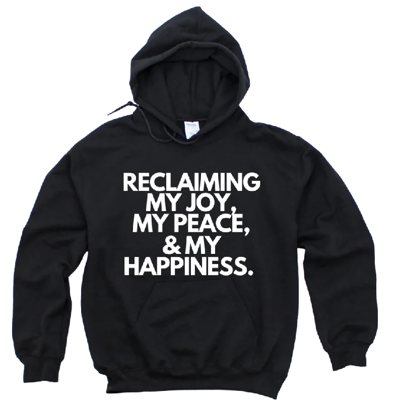 Men’s comfy grey hoodie-Reclaiming my Time Hoodie