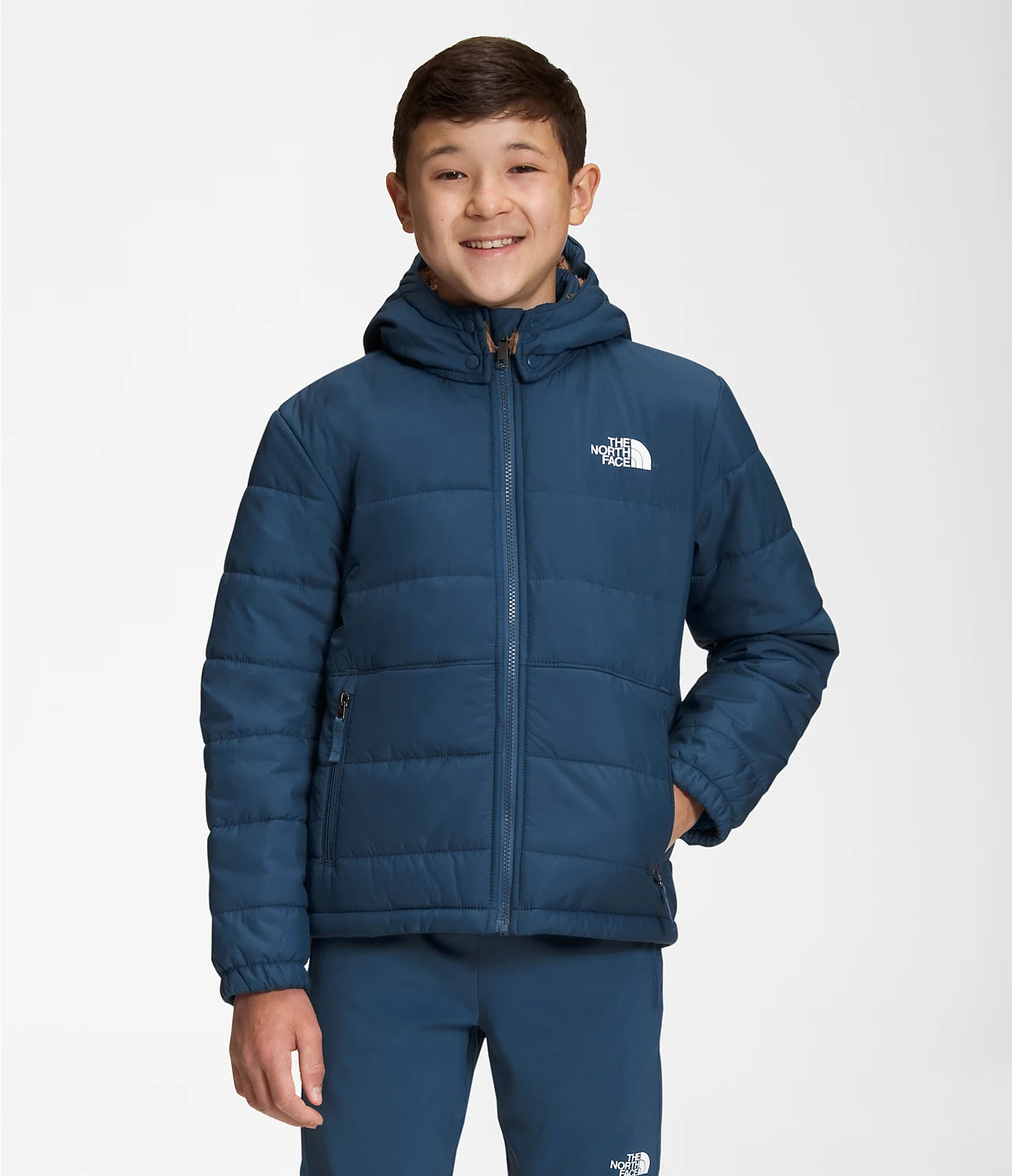 Men's lofty puffer jackets-Reversible Mount Chimbo Full-Zip Hooded Jacket (Boys') - Past Season