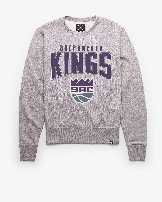 Hoodie with contrast pattern men-SACRAMENTO KINGS TEAM ELEMENTS ARCH '47 HEADLINE CREW