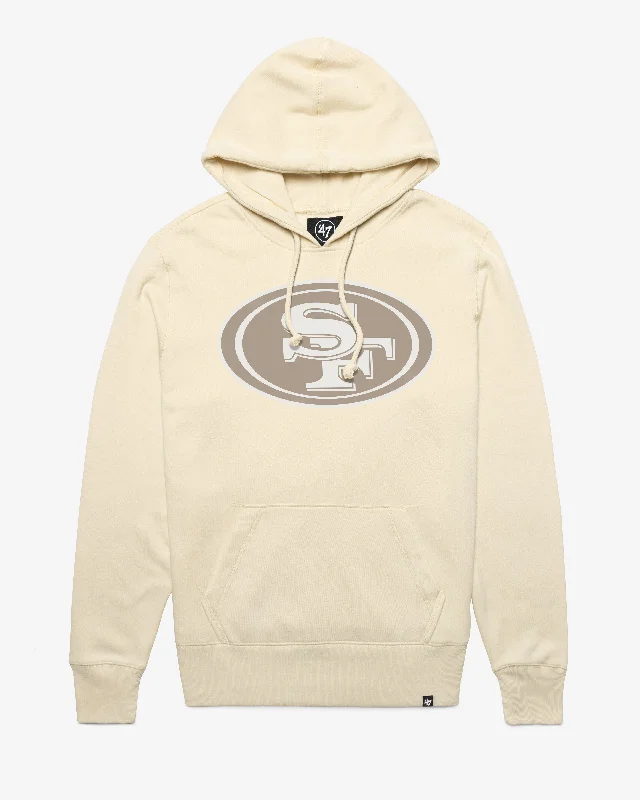 Men’s sleek black hoodie-SAN FRANCISCO 49ERS IMPRINT '47 HEADLINE HOOD