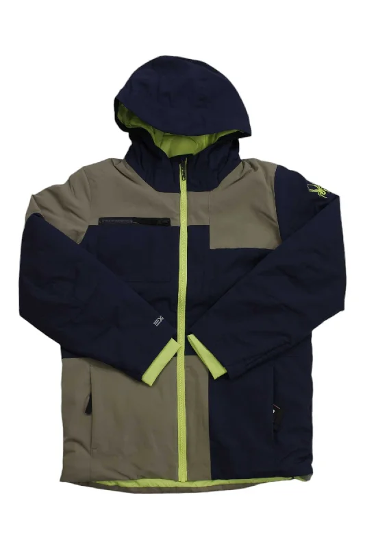 Men's dense puffer jackets-Spyder Boys' Nederland Jacket