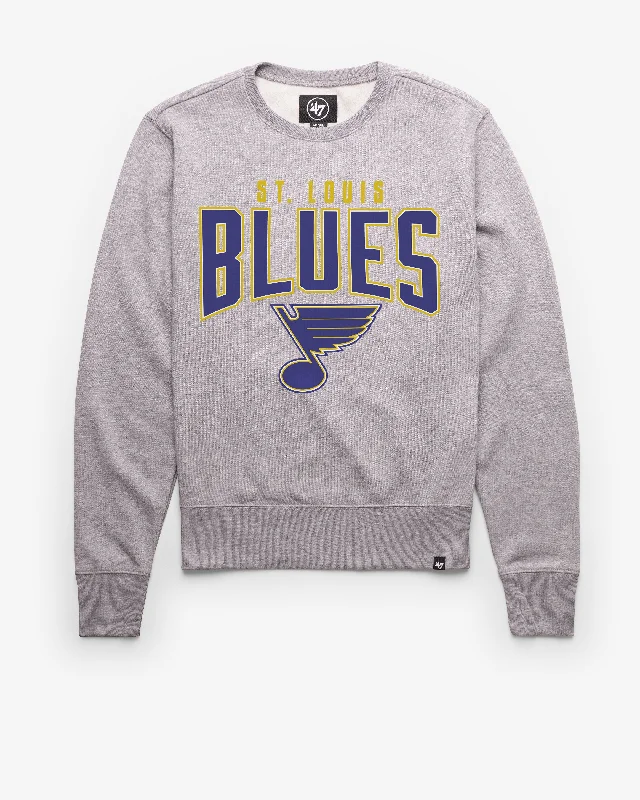 Men’s slim gym pullover-ST LOUIS BLUES TEAM ELEMENTS ARCH '47 HEADLINE CREW