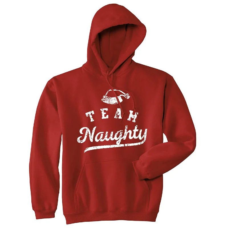 Hoodie for morning outings men-Team Naughty Hoodie