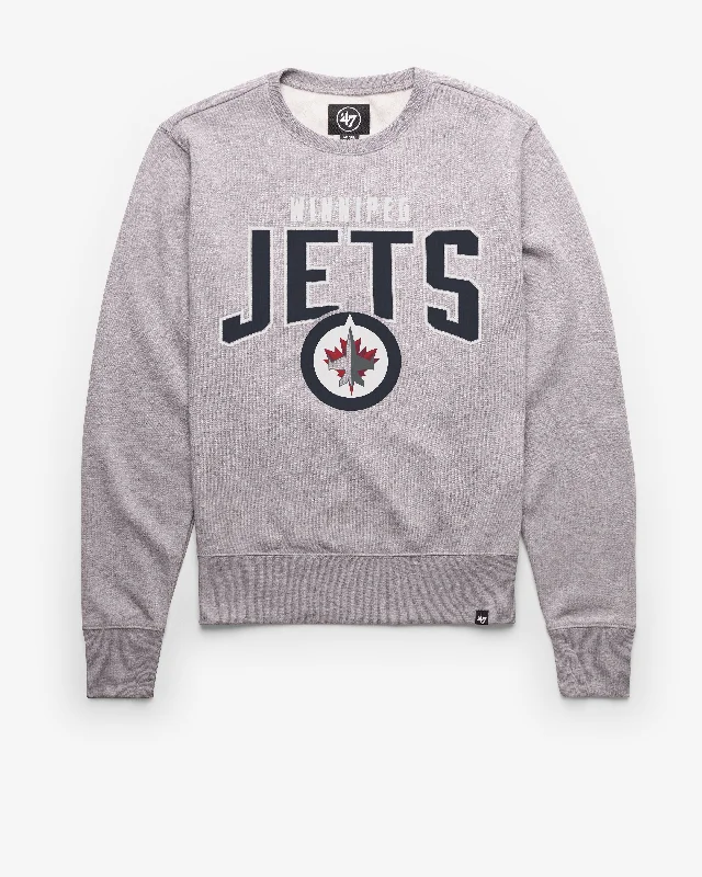 Hoodie with bold cuffs men-WINNIPEG JETS TEAM ELEMENTS ARCH '47 HEADLINE CREW