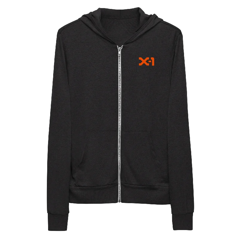 Men’s premium black hoodie-X-1 Lightweight Hoodie