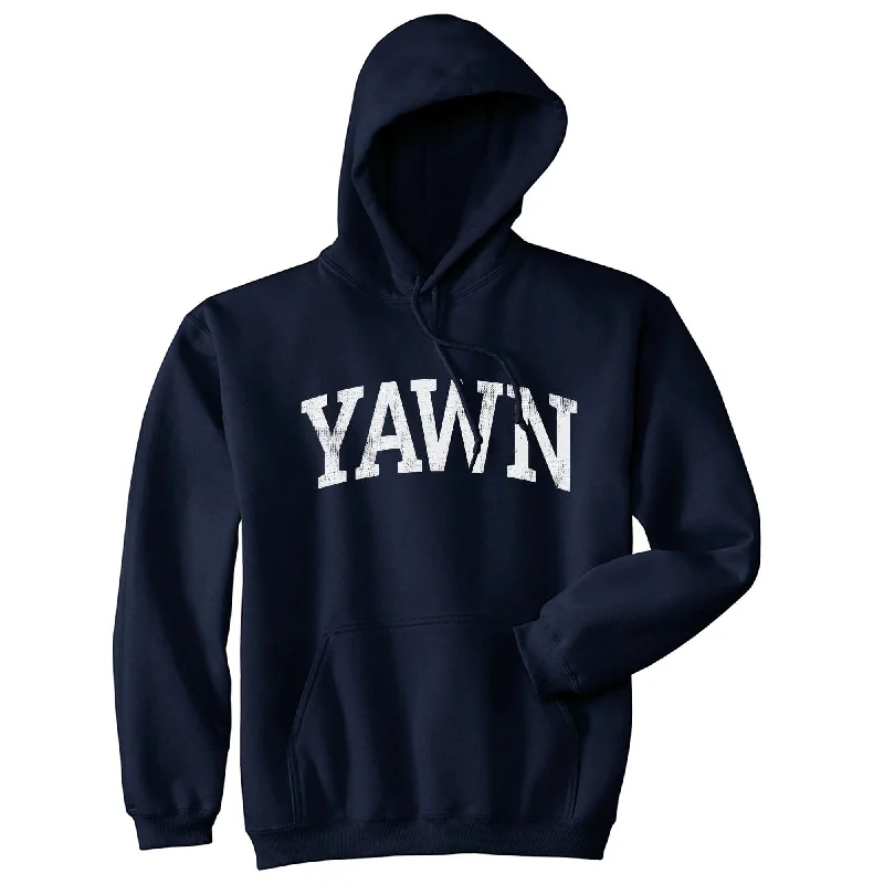 Men’s soft sport hoodie-Yawn Hoodie