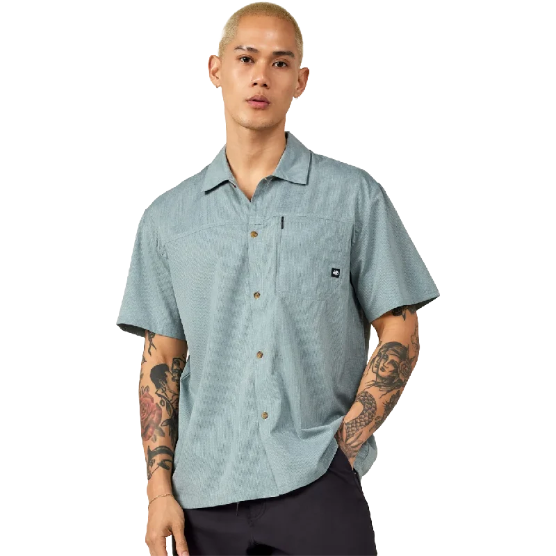 stylish short sleeve t-shirts for sports events -Men's Canopy Woven Shirt