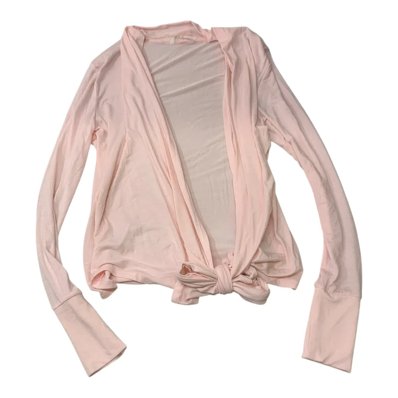 cool short sleeve shirts for everyday adventures -Cardigan By C And C In Pink, Size: M