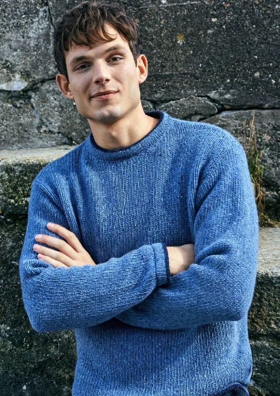 IrelandsEye Men's Roundstone Sweater | Blue Ocean