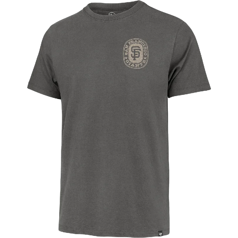 stylish short sleeve shirts for special occasions -Men's Giants Back Canyon Franklin Tee