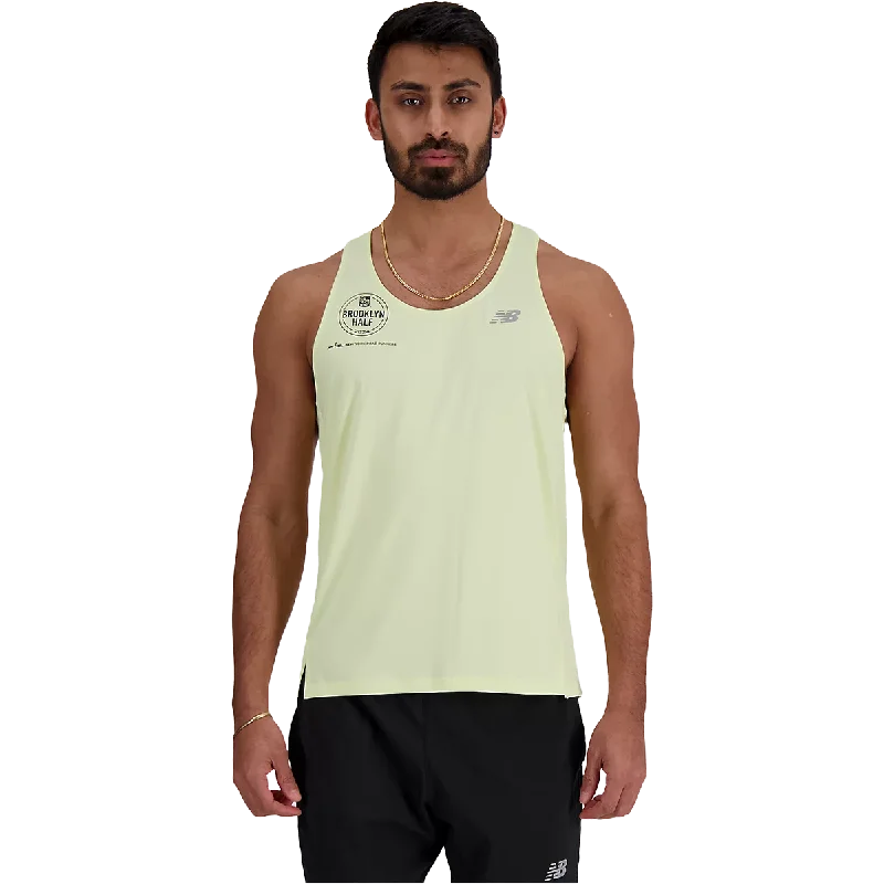 men’s relaxed fit short sleeve t-shirts -Men's NB Athletics Racing Singlet