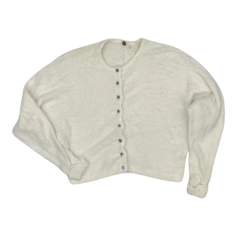 men’s versatile short sleeve shirts for any season -Sweater Cardigan By Free People In Cream, Size:S