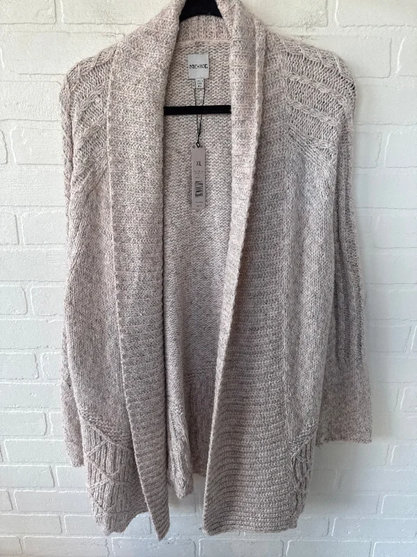 stylish short sleeve shirts for weekend trips -Sweater Cardigan By Nic + Zoe In Pink, Size: Xl