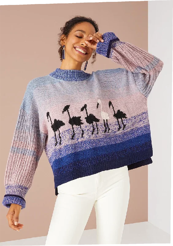 The Marina Flamingo Sweater