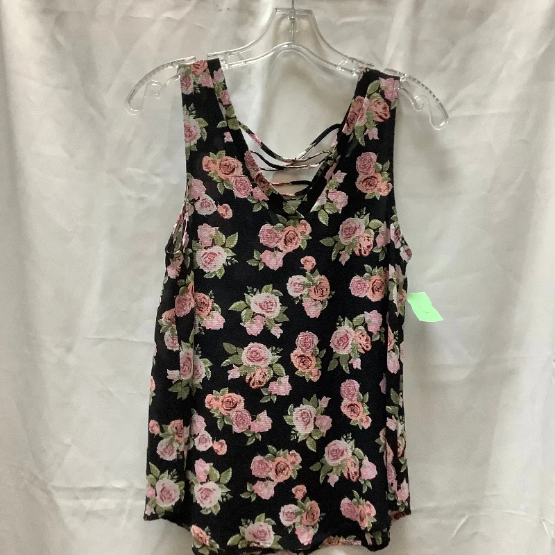 trendy short sleeve shirts with floral patterns -Top Sleeveless Basic By Grayson Threads  Size: Xs