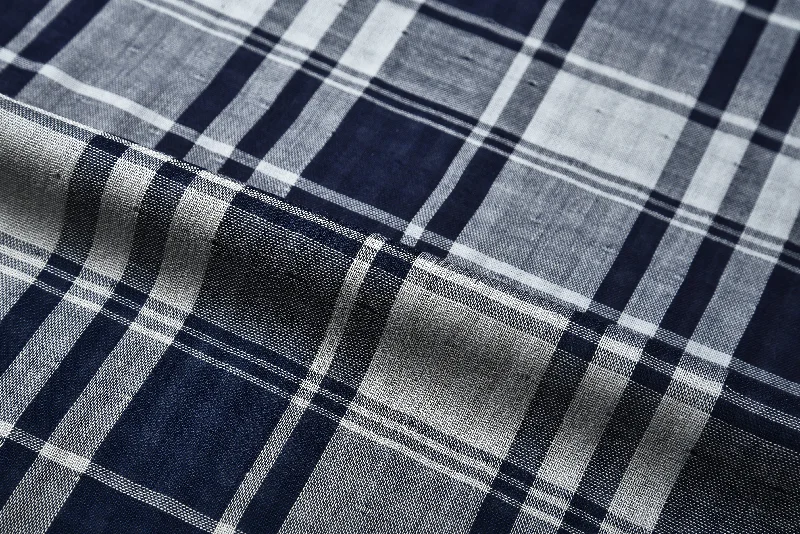 Men's pioneer shirts-Aegean Blue Grey Checks Shirt