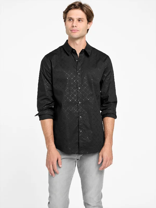 Men's storm shirts-Argo Lattice Long-Sleeve Shirt