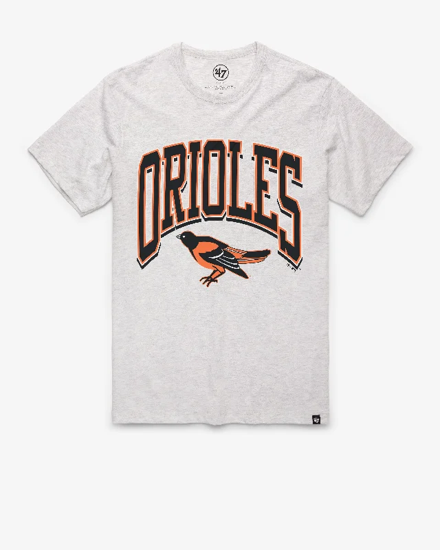 men’s fashionable short sleeve shirts for outdoor events -BALTIMORE ORIOLES COOPERSTOWN WALK TALL '47 FRANKLIN TEE