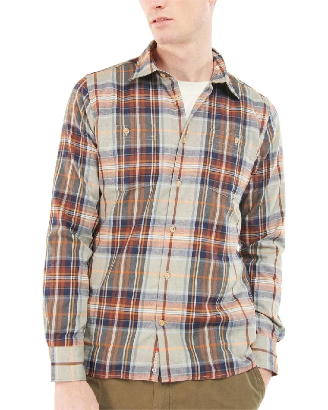 Men's settler shirts-Barbour Waterfoot Shirt