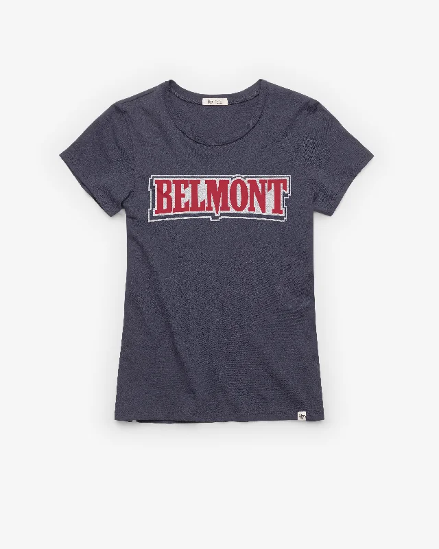 cool and breathable short sleeve t-shirts for men -BELMONT BRUINS PREMIER '47 FRANKIE TEE WOMENS