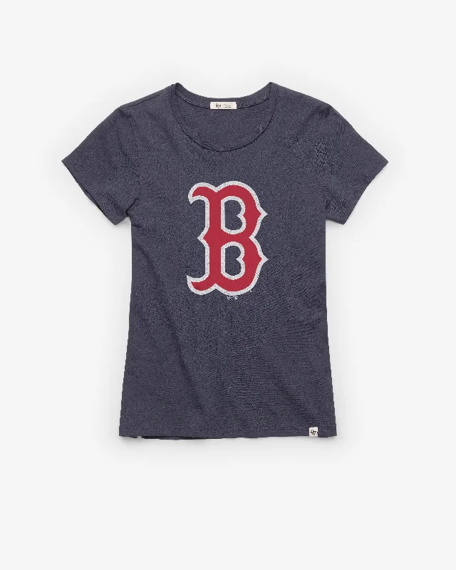 men’s trendy short sleeve t-shirts with logos -BOSTON RED SOX PREMIER '47 FRANKIE TEE WOMENS