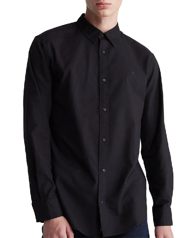 Men's grit shirts-Calvin Klein Classic Oxford Shirt