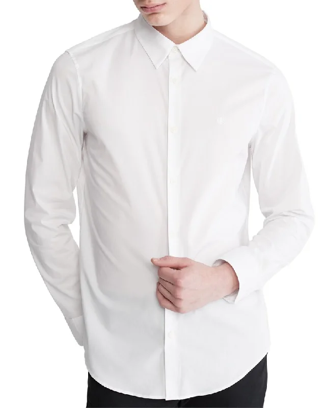 Men's sand shirts-Calvin Klein Slim Fit Shirt