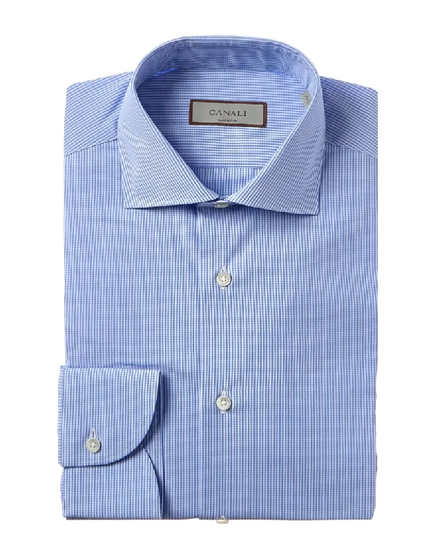 Men's natural-dye shirts-Canali Dress Shirt