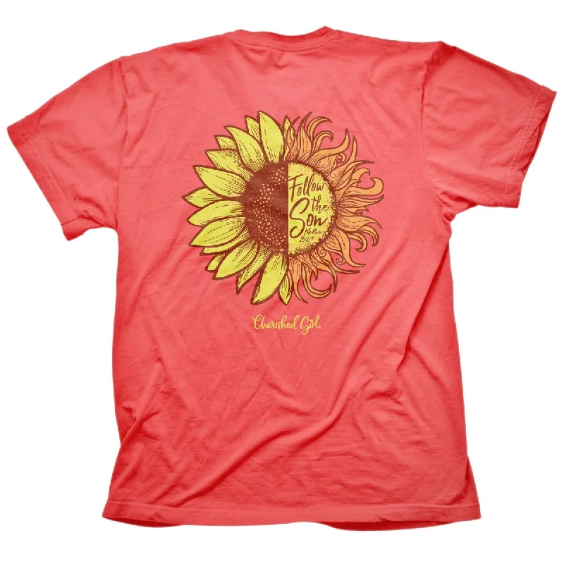 versatile short sleeve shirts for men’s wardrobe -Cherished Girl Sonshine Flower Faith T-Shirt