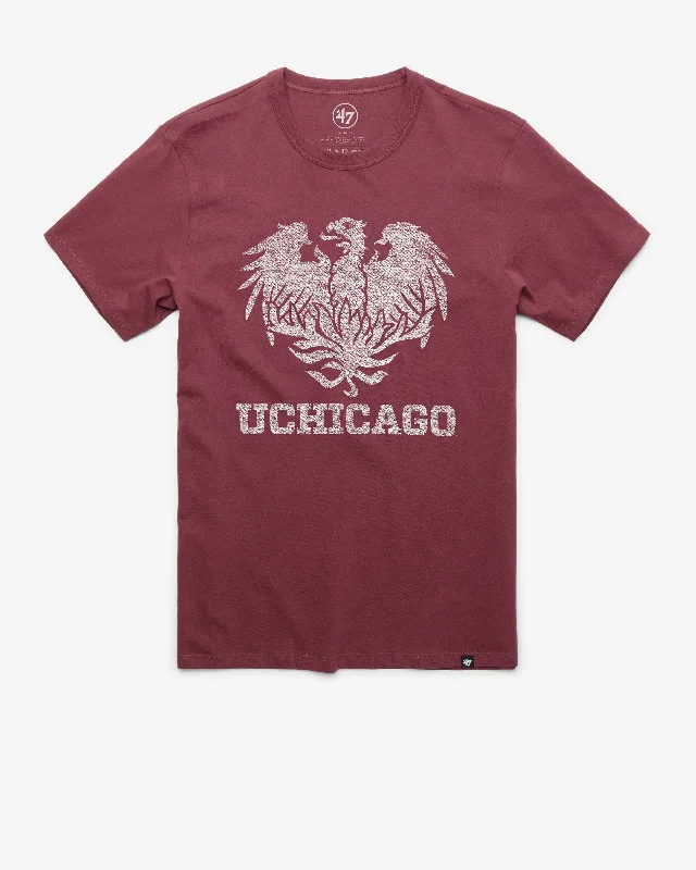 breathable and stylish short sleeve shirts for men -CHICAGO THE MAROONS PREMIER '47 FRANKLIN TEE