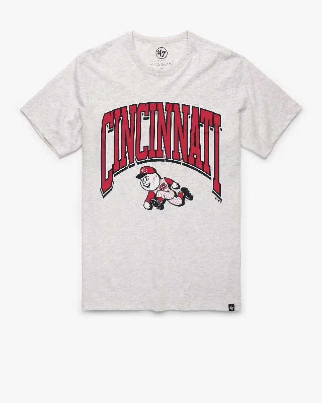 comfortable short sleeve shirts for hot weather -CINCINNATI REDS COOPERSTOWN WALK TALL '47 FRANKLIN TEE