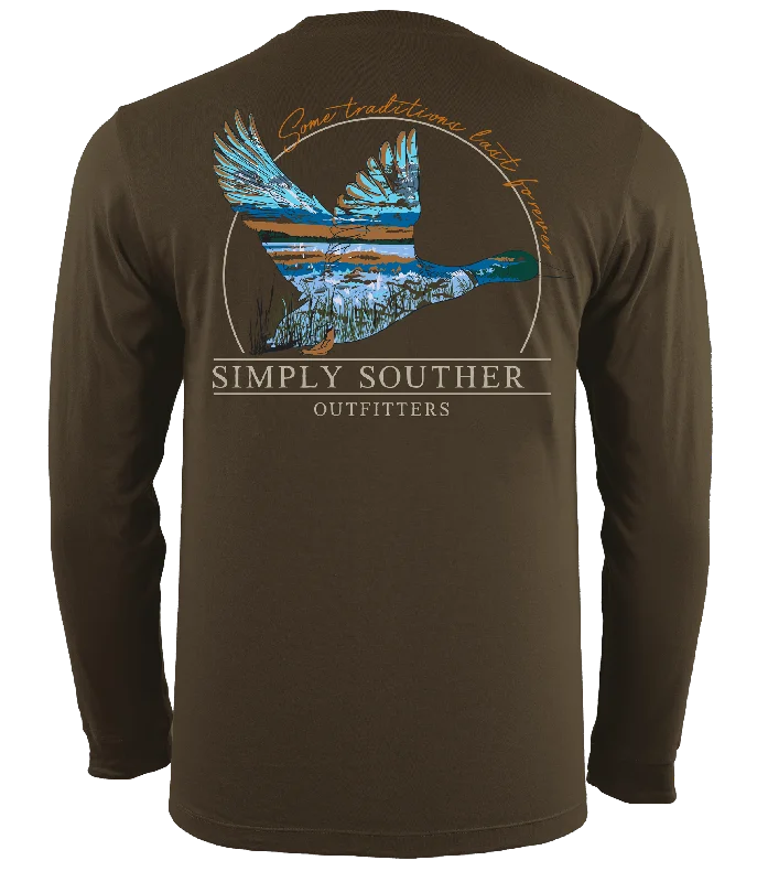 comfortable short sleeve shirts for hot climates -SALE Simply Southern Duck Unisex Long Sleeve T-Shirt