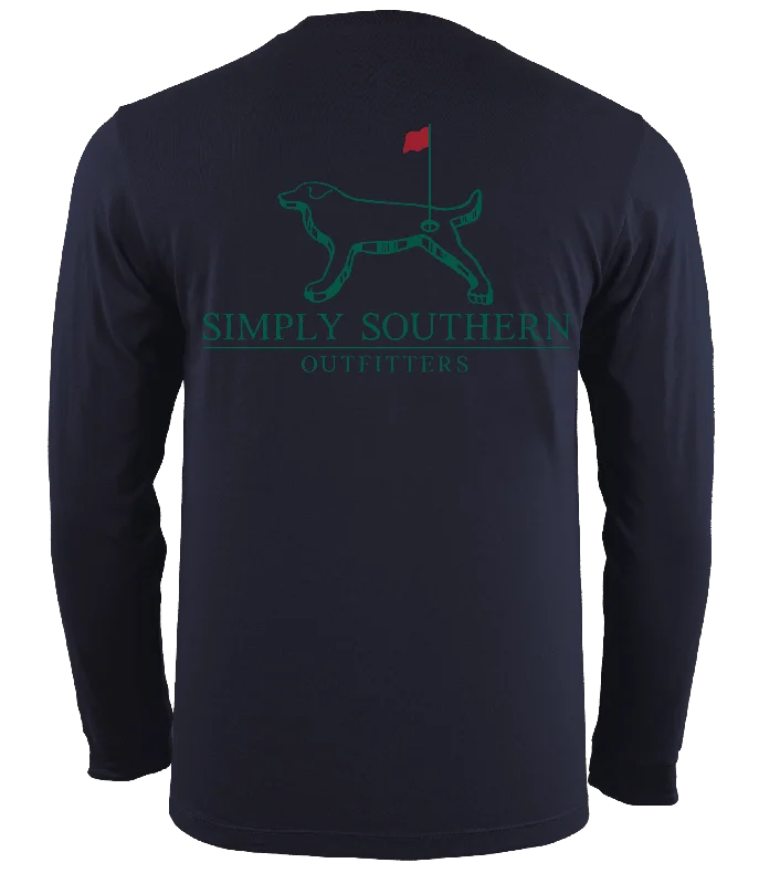 breathable and stylish short sleeve shirts for men -SALE Simply Southern Golf Dog Unisex Long Sleeve T-Shirt