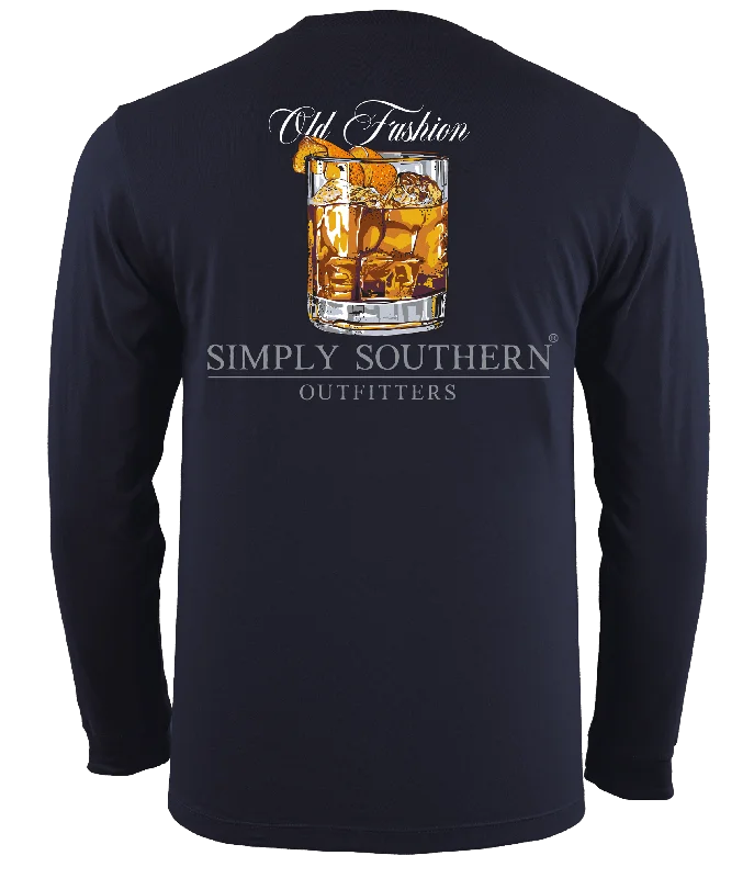 men’s slim fit short sleeve t-shirts -SALE Simply Southern Old Fashion Unisex Long Sleeve T-Shirt