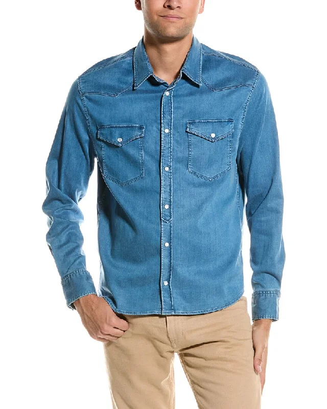 Men's grit shirts-Current/Elliott Classic Western Shirt