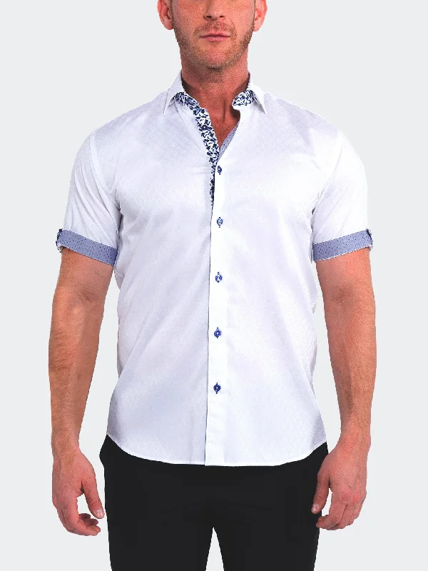 Men's trail-ride shirts-Galileo Diamond White