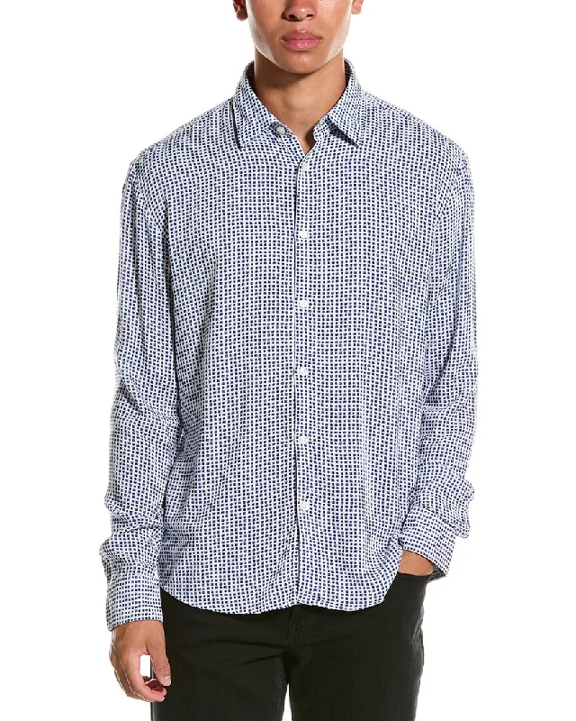 Men's marble shirts-Hugo Boss Ermo Woven Shirt