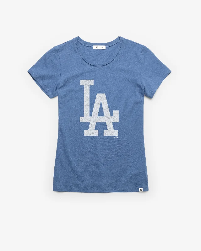 men’s trendy short sleeve shirts for active wear -LOS ANGELES DODGERS PREMIER '47 FRANKIE TEE WOMENS