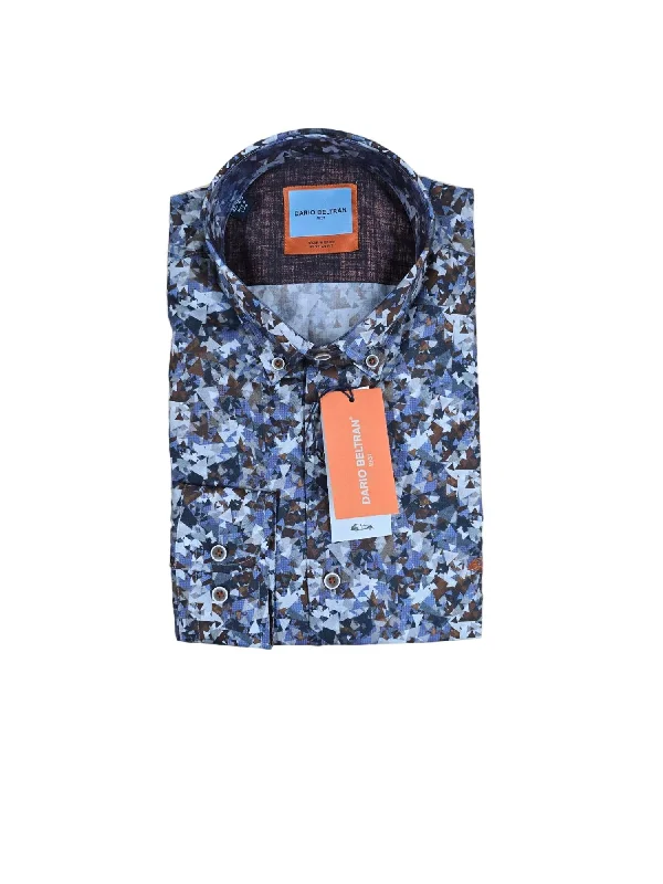 Men's soar shirts-Men Light Prints Shirt In Banares