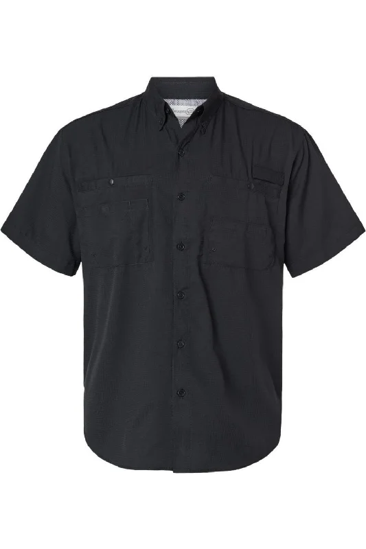 Men's relax-fit shirts-Paragon Hatteras Performance Short Sleeve Fishing Shirt