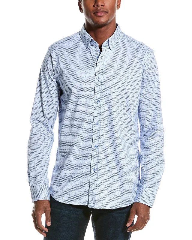 Men's atmosphere shirts-Robert Graham Brexton Tailored Fit Knit Shirt