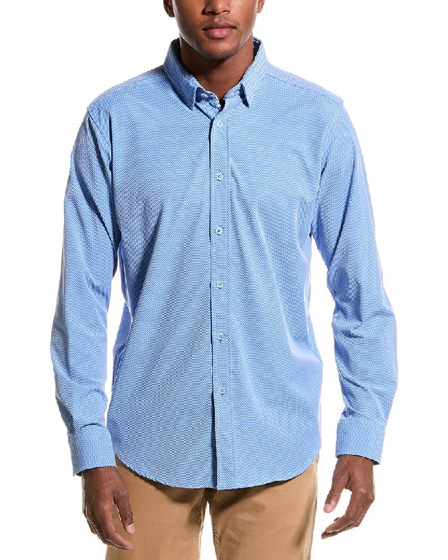 Men's attention-grabbing shirts-Robert Graham Marcus Tailored Fit Woven Shirt