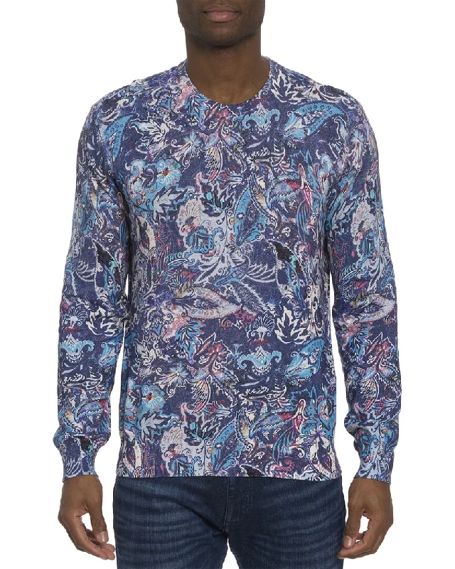 Men's comfort-first shirts-Robert Graham Meier Knit Linen-Blend Top