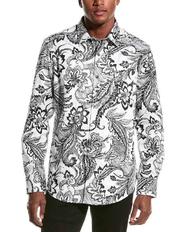 Men's frontier shirts-Robert Graham Nadeera Classic Fit Shirt