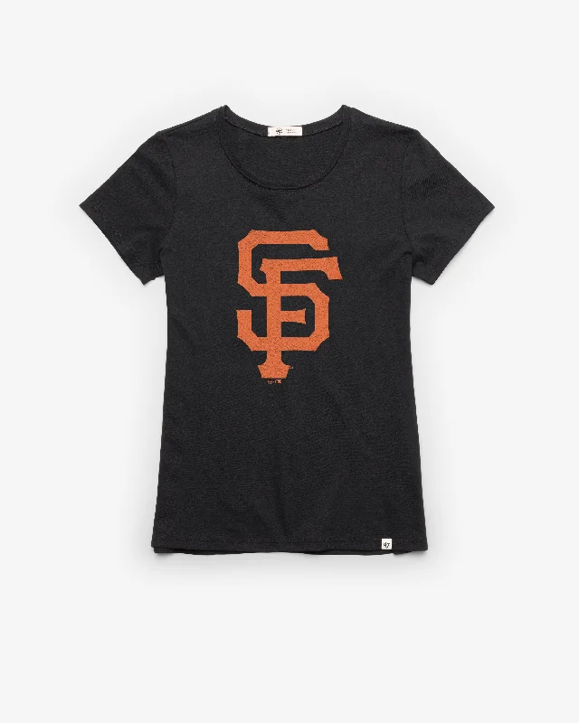 stylish short sleeve shirts with patterns for men -SAN FRANCISCO GIANTS PREMIER '47 FRANKIE TEE WOMENS