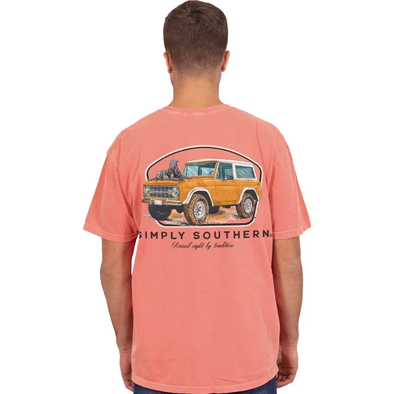 classic short sleeve shirts for casual days out -SALE Simply Southern Wheels Unisex Comfort Colors T-Shirt