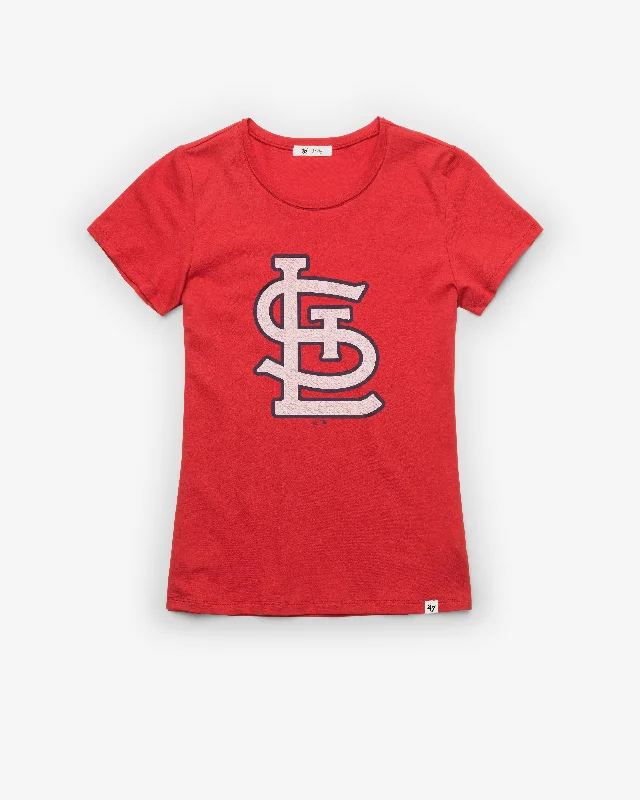 breathable short sleeve shirts for active men -ST. LOUIS CARDINALS PREMIER '47 FRANKIE TEE WOMENS