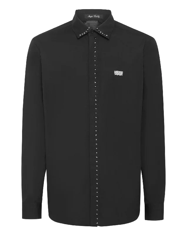 Men's owl shirts-Sugar Daddy Cut LS Sartorial